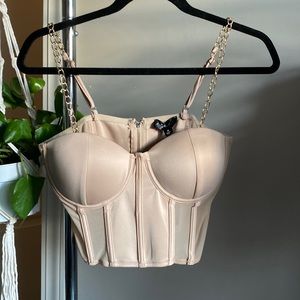 Tan Discovery Corset Top